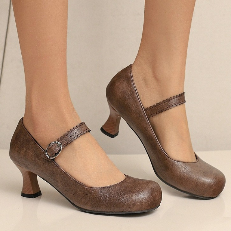 Women Formal Wear Shoes - Scarpe da Donna Retrò Mary Jane