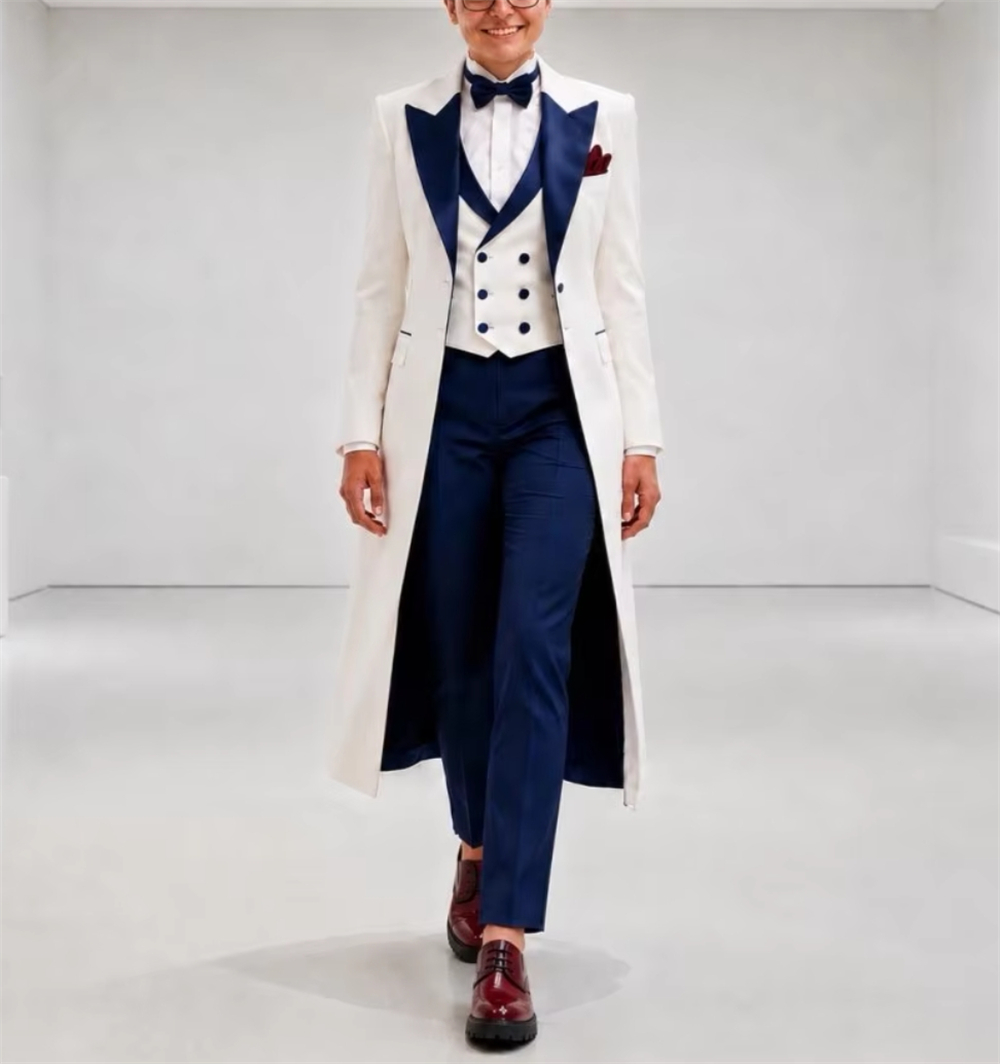Women Formal Wear Outfits - Giacca da Donna Blu Navy e