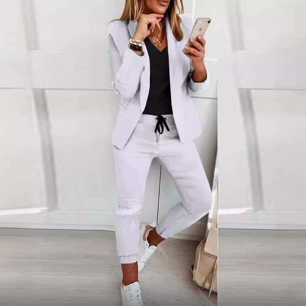 Monochrome Suit Set - Abito da lavoro casual monocromatico da