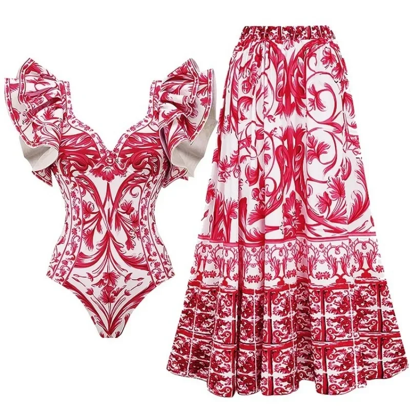 Costume da bagno intero stampa - Monochrome Suit Set recensione e prezzo