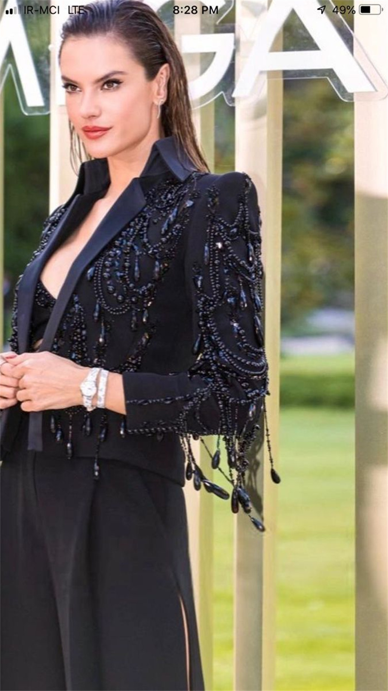Abiti da donna con cristalli n - Women Formal Wear Blazer Set recensione e prezzo