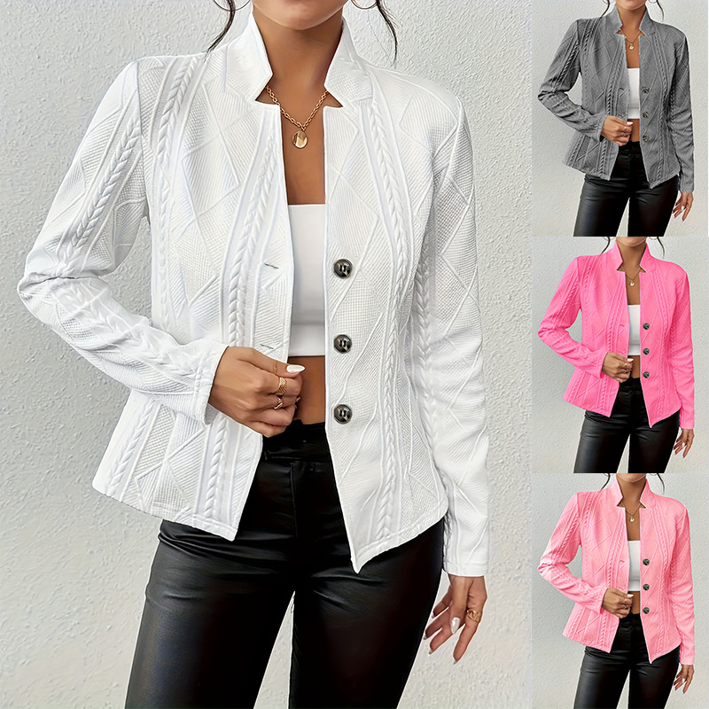 Nuova giacca da donna autunno  - Women Formal Wear Stitching recensione e prezzo