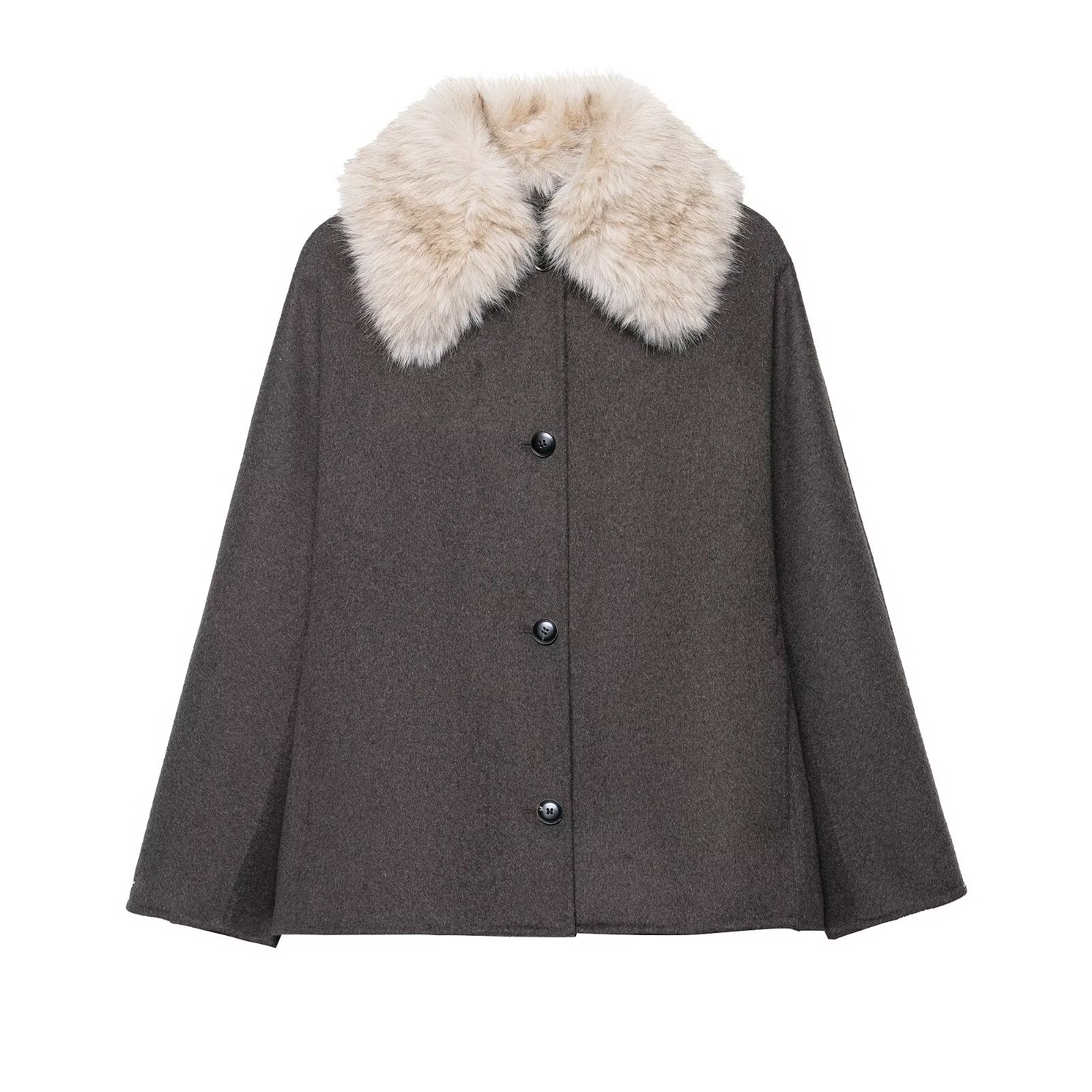 Cappotto con Collo in Pellicci - Women Formal Wear Stitching recensione e prezzo