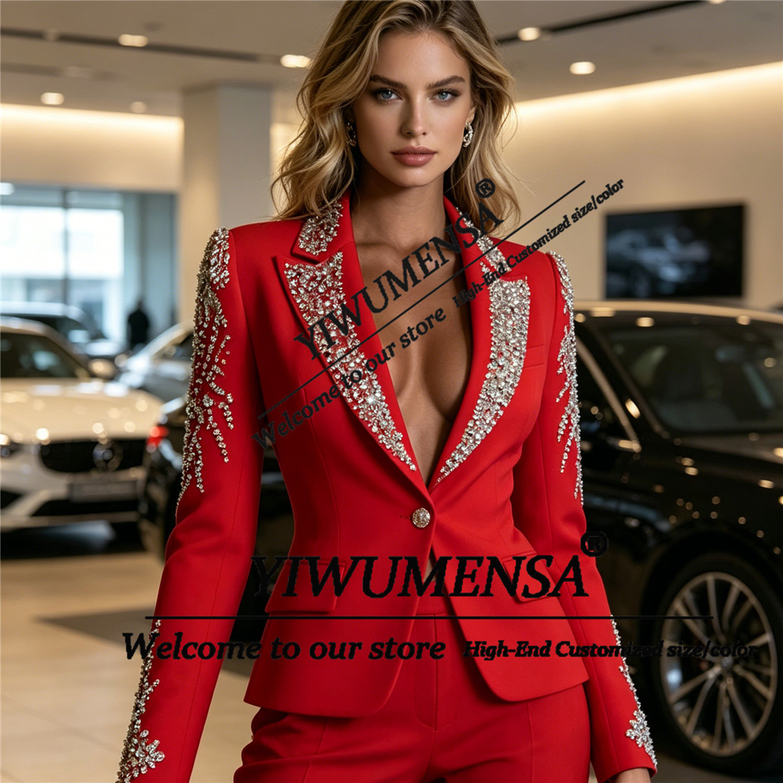 Completi di Lusso da Donna 2 P - Women Formal Wear Blazer Set recensione e prezzo