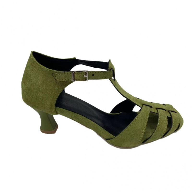Sandali da donna verdi in camo - Kitten Heel Women recensione e prezzo