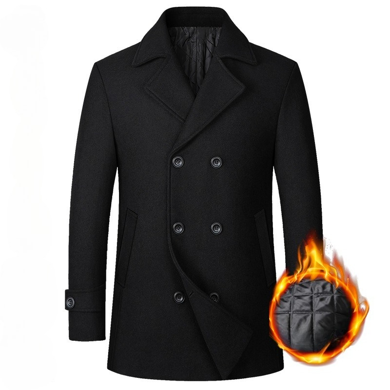 Nuovi uomini doppiopetto cappo - Trench Coat Formal recensione e prezzo