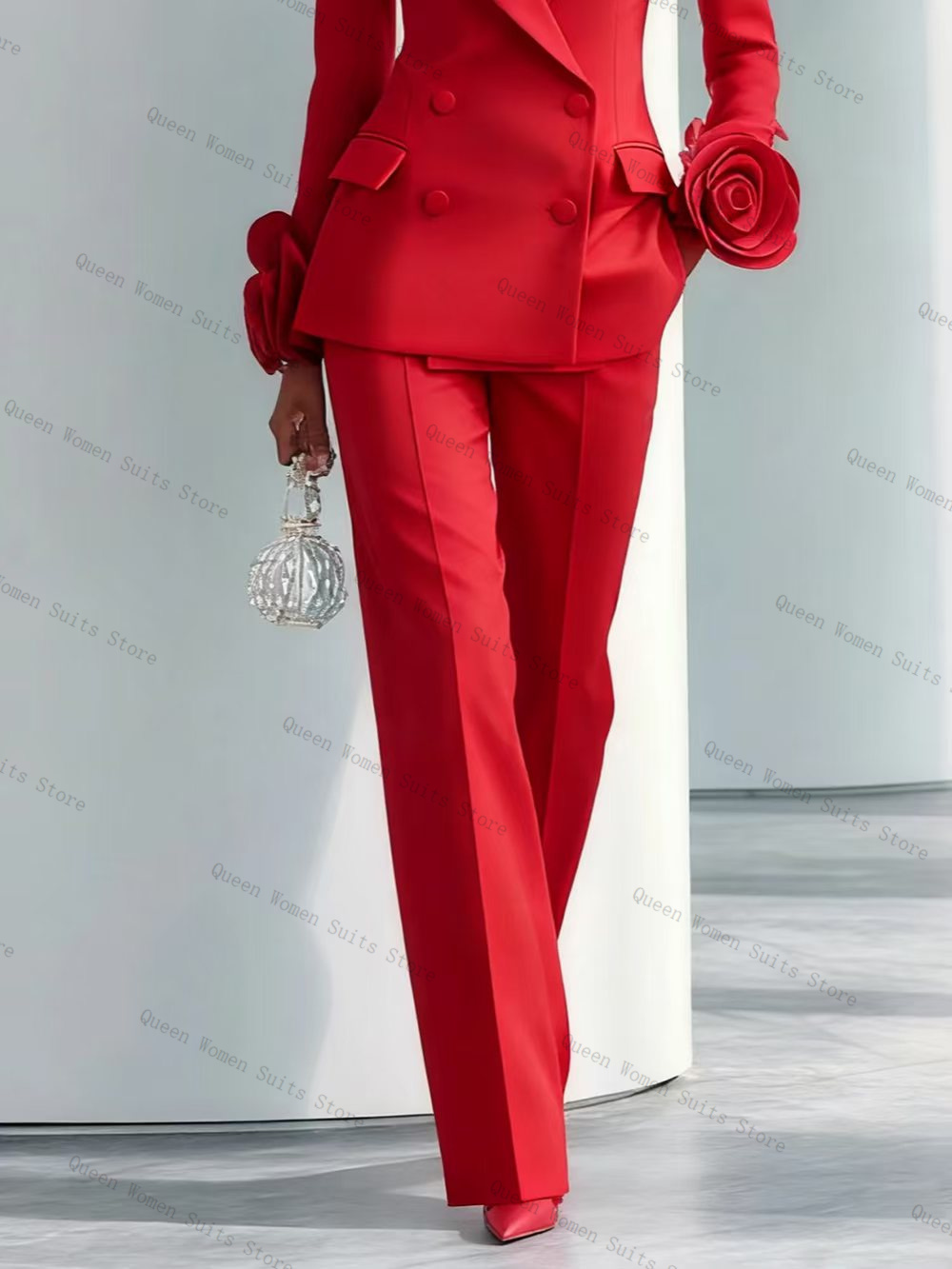 Abito da donna rosso di lusso  - Women Formal Wear Blazer Set recensione e prezzo
