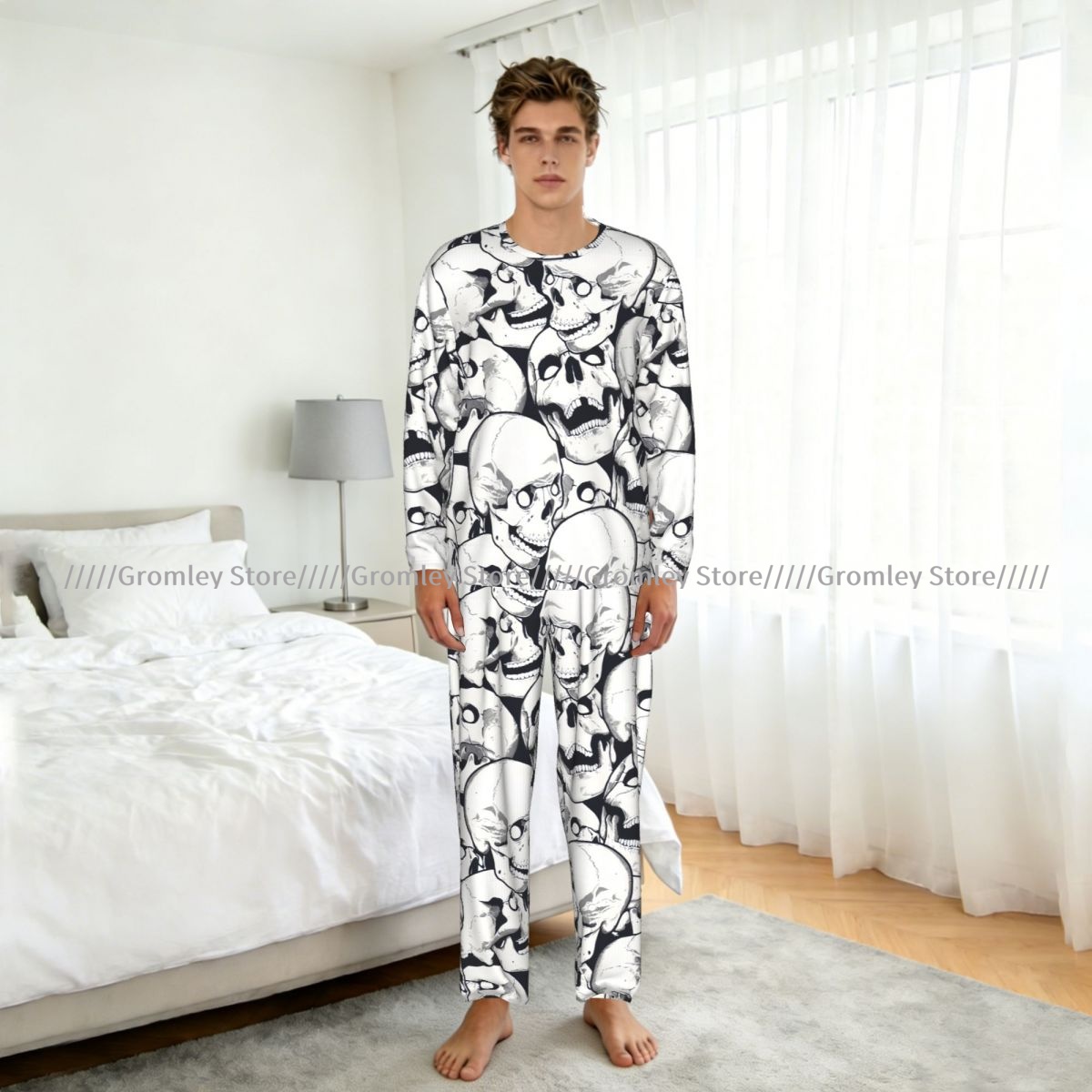 Set Pigiama da Uomo con Incisi - Monochrome Suit Set recensione e prezzo