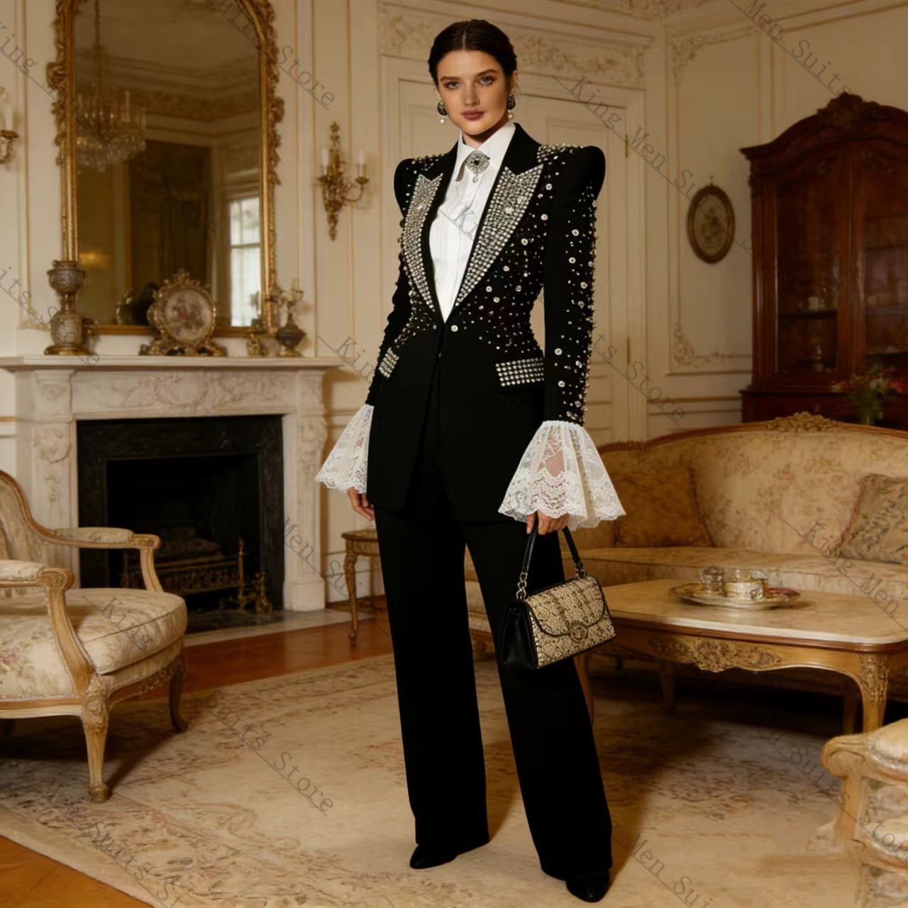 Completo da Donna Nero con Cri - Women Formal Wear Blazer Set recensione e prezzo