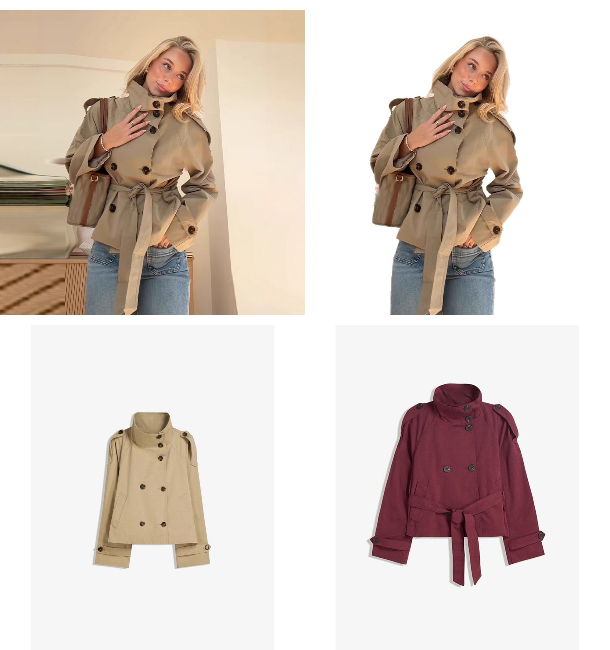 Cappotto Trench a Doppio Petto - Trench Coat Formal recensione e prezzo