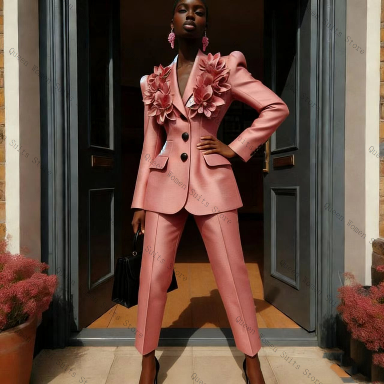 Completo Rosa da Donna 2 Pezzi - Women Formal Wear Blazer Set recensione e prezzo