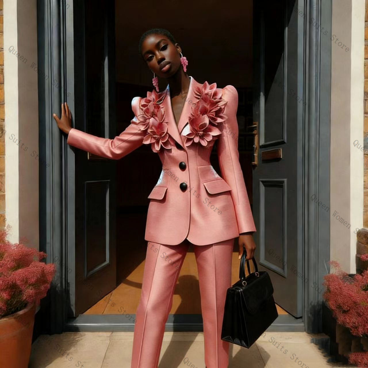 Completo Rosa da Donna 2 Pezzi - Women Formal Wear Blazer Set recensione e prezzo