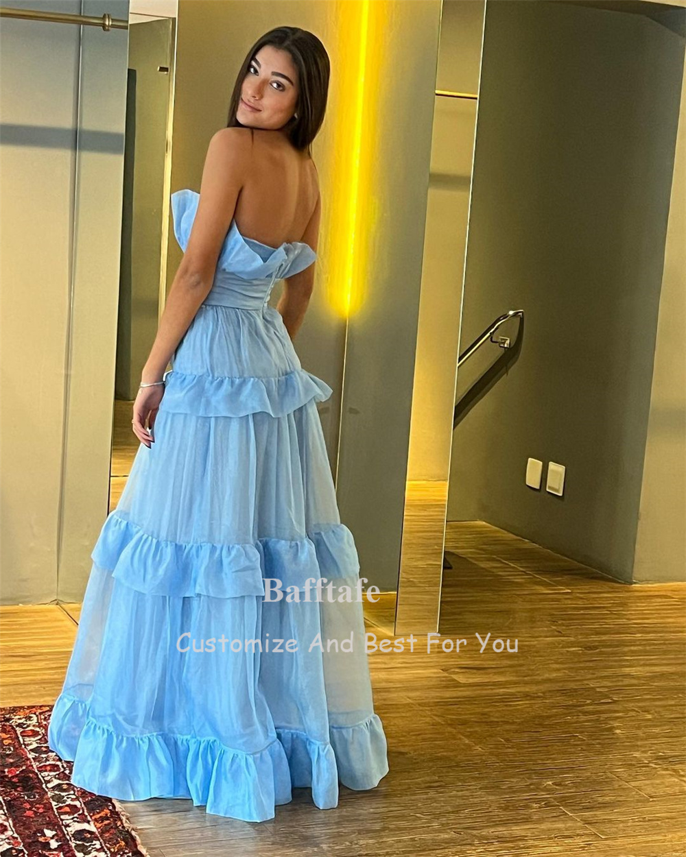 Abiti da ballo blu personalizz - Women Formal Wear Outfits recensione e prezzo
